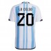 Argentina Giovani Lo Celso 20 2023/2024 Hemma Fotbollströjor Kortärmad